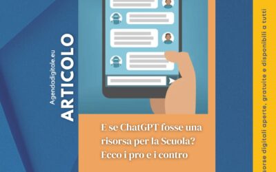 E se ChatGPT fosse una risorsa per la Scuola? Ecco i pro e i contro