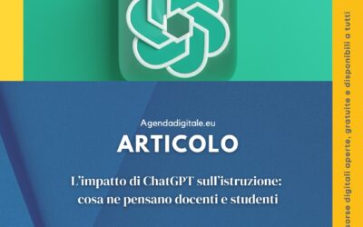 L’impatto di ChatGPT sull’istruzione: cosa ne pensano docenti e studenti