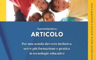Per una scuola davvero inclusiva serve più formazione e pratica in tecnologie educative
